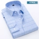 Đàn ông trung niên áo sơ mi dài tay trung niên tải ông già mùa thu hoa cotton mỏng thanh niên