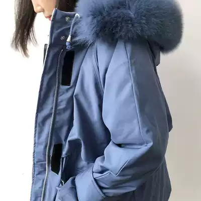 Northeast thick Lady cold-proof clothing medium and long version of super-thick zero warm down jacket Harbin Xuexiang tourism equipment