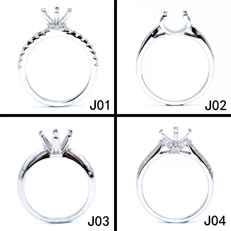 Wedding ring, silver 925 sample, 750 sample gold, 3 carat