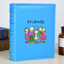 4 inch photos 400 large capacity photo book imitation leather face album four inch insert childrens growth commemorative book