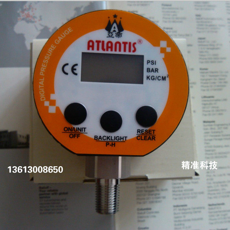 TAIWAN ATLANTIS DPG-3 0 DPG-V3 0 Digital pressure gauge Digital pressure gauge
