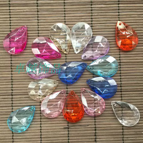 Акриловая подвеска, бусины, штора, 35mm, 24mm