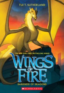 英文原版 火翼飞龙10：龙之黑暗 Wings of Fire: Darkness of Dragons 儿童读物