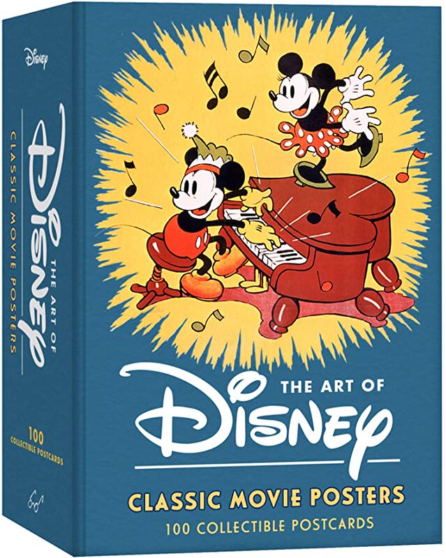 Original English Version the Art of Disney: Classic Movie Posters 100 Postcards Collectible Merchandise Gift Book the Art of Disney: Classic Movie Posters 100 Postcards