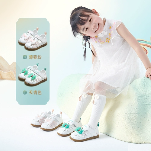 牧童 Летний музей, детская спортивная обувь для раннего возраста, наряд маленькой принцессы, сандалии, мягкая подошва