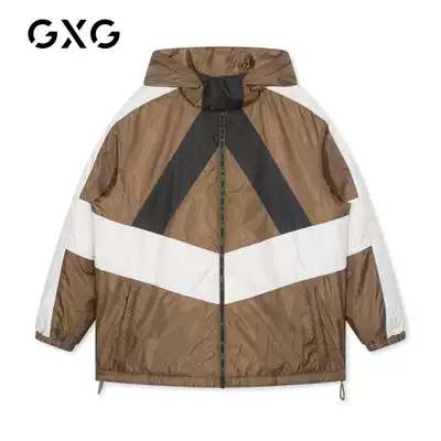 GXG men's clothing 2019 Winter hot sale mall same Curry color thick color color color and color padded jacket jacket jacket