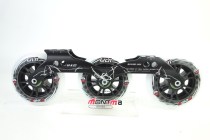 Montema 3*100 professional speed skating shoe wheel rack childrens third wheel speed pulley rack wheel pulley rack pile wheel