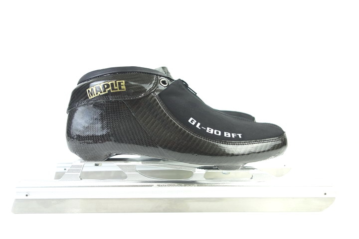 Originating Canada Full Carbon Maple Leaf Ice Knife Shoe Boulevard Professional Speed Skating Ice Skate Shoes Positioning Ice Skate Shoes 37-47