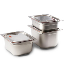 1 2 stainless steel parts basin 304 material sealed 1 2 plate Buffy plate food box Basin