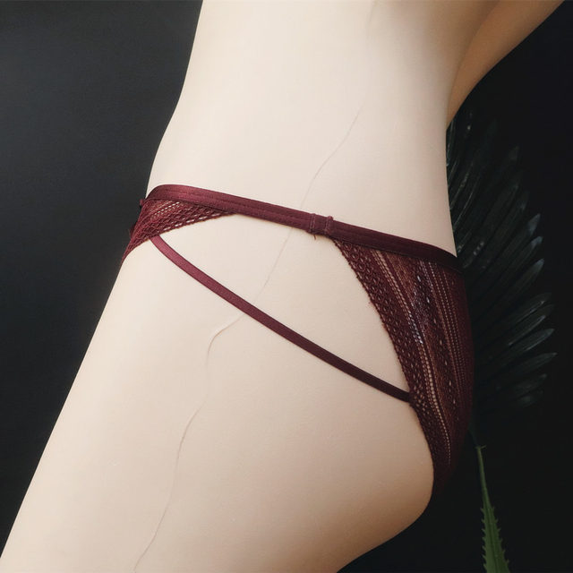ຄົນອັບເດດ: lace hollow strap sexy ແອວຕ່ໍາ breathable ຫຍໍ້ຂອງແມ່ຍິງ
