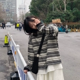 Футболка, белый базовый приятный телу осенний лонгслив, оверсайз