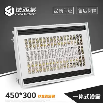 300X450 integrated ceiling gold tube yuba light 30x45 ultra-thin 6CM single heating OPU friends and neighbors universal