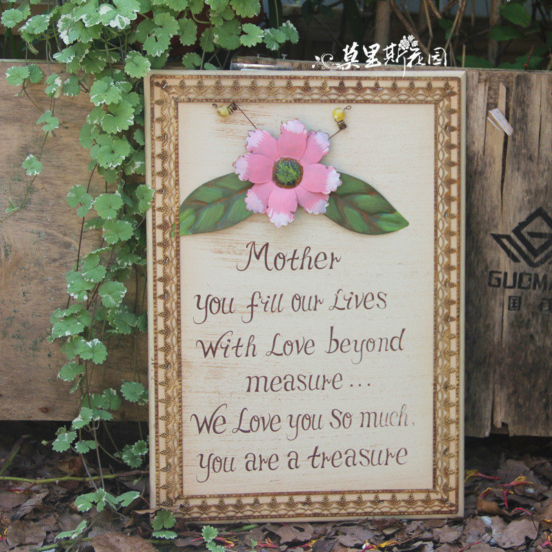 莫裏斯花園外貿尾單牆面壁面立體花字母掛畫裝飾掛畫內有四種