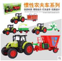 Kieron 1:16 INERTIAL Engineering Car Farmer Tractor Story-telling Inertial Car Childrens educational toy car