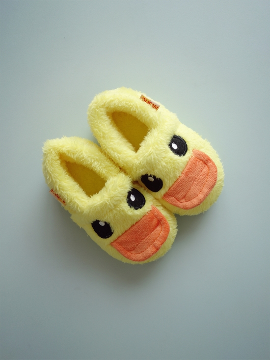 Chaussons enfants en suède pour hiver - semelle caoutchouc - Ref 1016270 Image 12