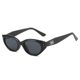 2024 new gm cat-eye sunglasses for women, high-end polarized, anti-UV, slimming sunglasses, Korean style, trendy for square and round faces