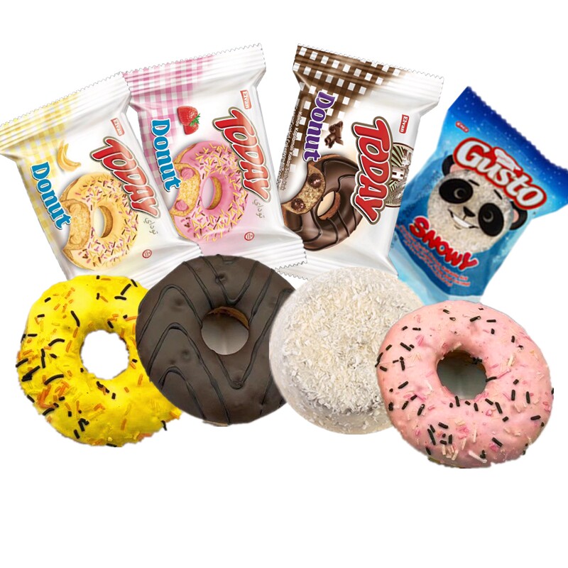 Snowball Castle Cream Sandwich Chocolate Cake Doughnut 250 gr Imported Casual Food Breakfast Net Red Snacks-Taobao