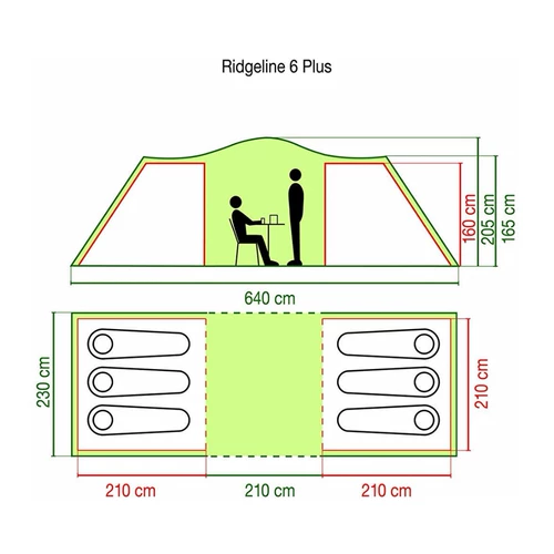 Дорожная палатка для кемпинга, навес, водонепроницаемый туннель, (в наличии на складе), США