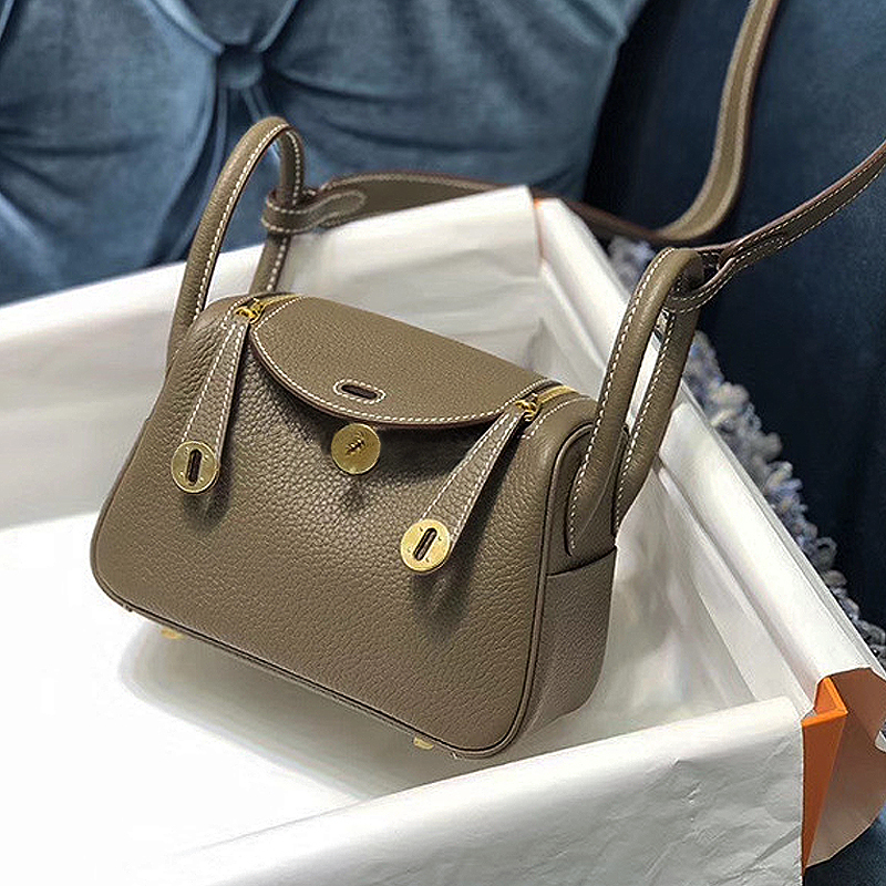 Special Clearance Price Genuine Leather Women's Bag Mini Lindy Bag Mini Pillow Bag Single Shoulder Crossbody Small Bag Cowhide Doctor Bag