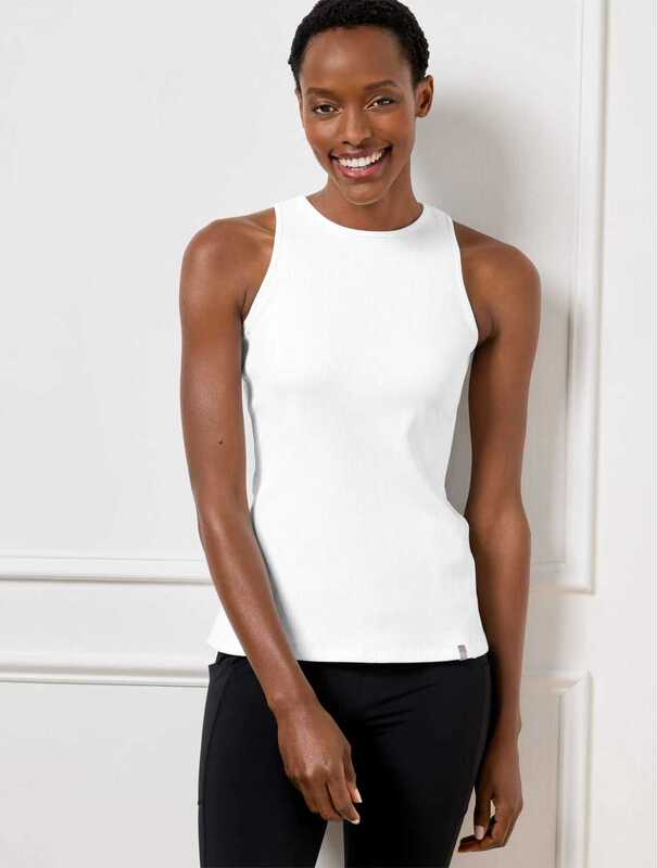 Talbots Tank Top May 87% Nylon 13% Spandex Direct Shipping Talbots Tank Top May 87% Nylon 13% Spandex Direct Shipping