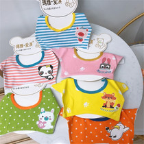 (Choose 8 pieces from the same title and do not change the shipping fee)Childrens animal cartoon bib saliva towel K031