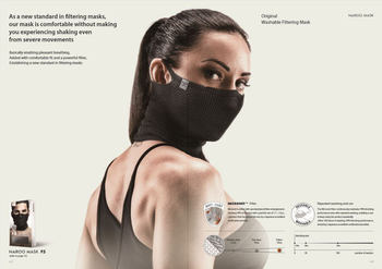 Japanese Genuine Naroo F5 Cycling Mask, Anti-Smog Pm2.5, Warm for Autumn and Winter, Washable Mask