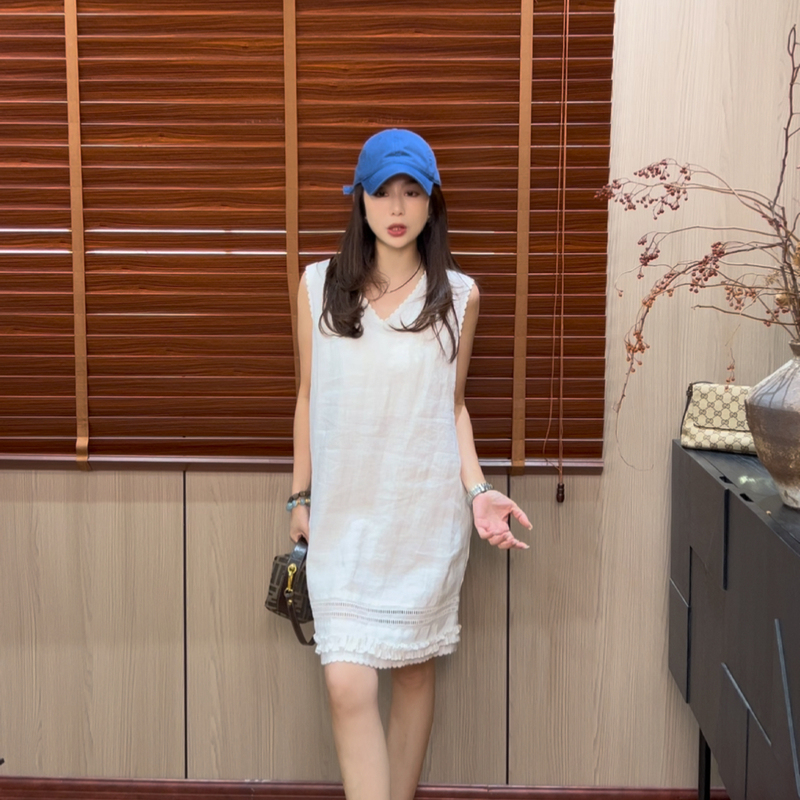 Kokokaaran/可可卡伦【100亚麻】Lace Skirt 26Ss244 Kokokaaran/可可卡伦【100亚麻】Lace Skirt 26Ss244