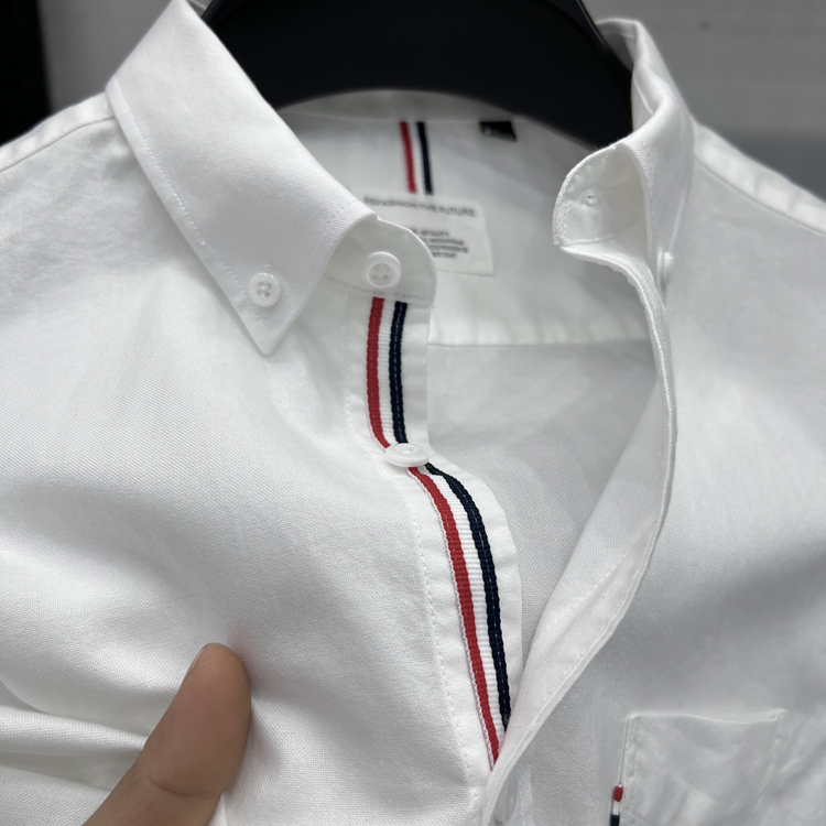 Parson Tommy Pure Cotton Shirt Men's Oxford Casual Long-Sleeve Pocket Shirt for Spring and Autumn Parson Tommy Pure Cotton Shirt Men's Oxford Casual Long-Sleeve Pocket Shirt for Spring and Autumn