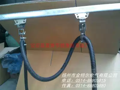 Suspension drive Industrial trachea water pipe suspension device Round pipe C-shaped steel suspension chute pulley