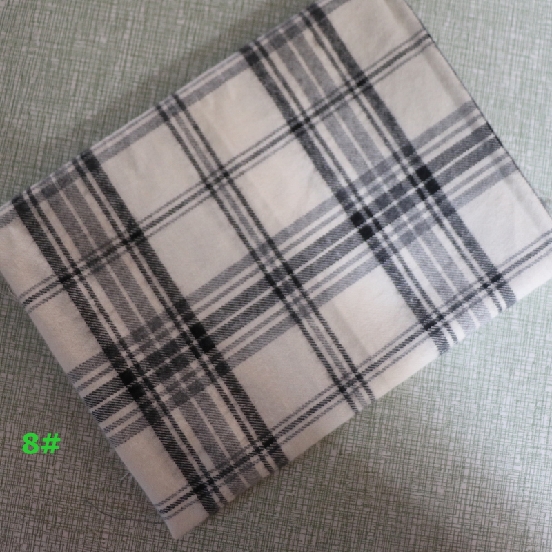 Màu dệt kẻ sọc vải lanh Vải thủ công DIY vải nhỏ rách chăn đặt 50 * 50 cm chất cotton tàu