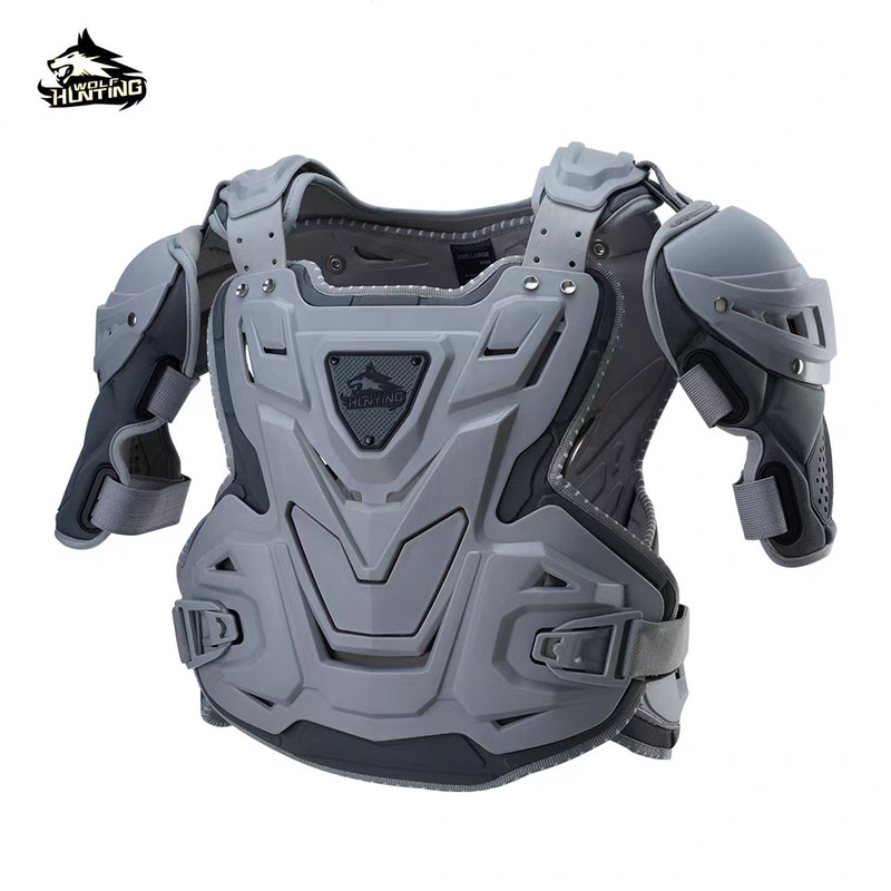 Hunter Wolf Motorcycle Hard Shell Armor Vest Off-Road Motorcycle Chest Protector Motorcycle Gear Anti-Fall Unisex