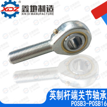 XDZ ball head bearing P0SB inch rod end joint bearing with oil nozzle fisheye outer wire tooth inlay pad connecting rod