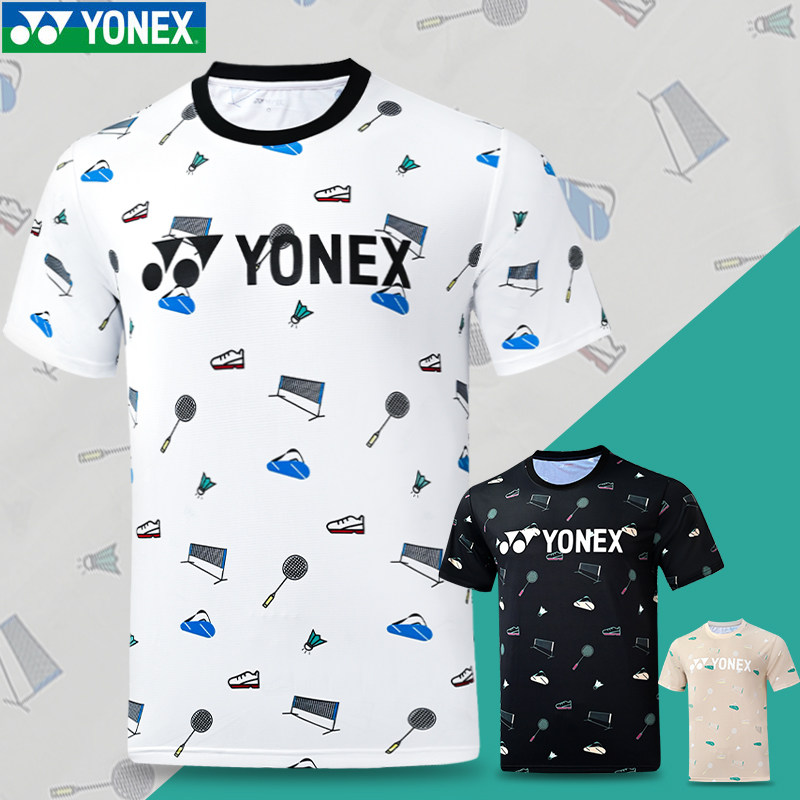 2022 New Younicus YY New Badminton Clothes 115232BCR Men and Women Short Sleeve Dry Dry Clothes