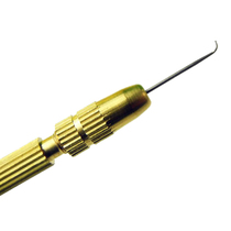 Special offer Korean imported hand hook wig replacement hair crochet copper handle crochet large medium and small wig crochet