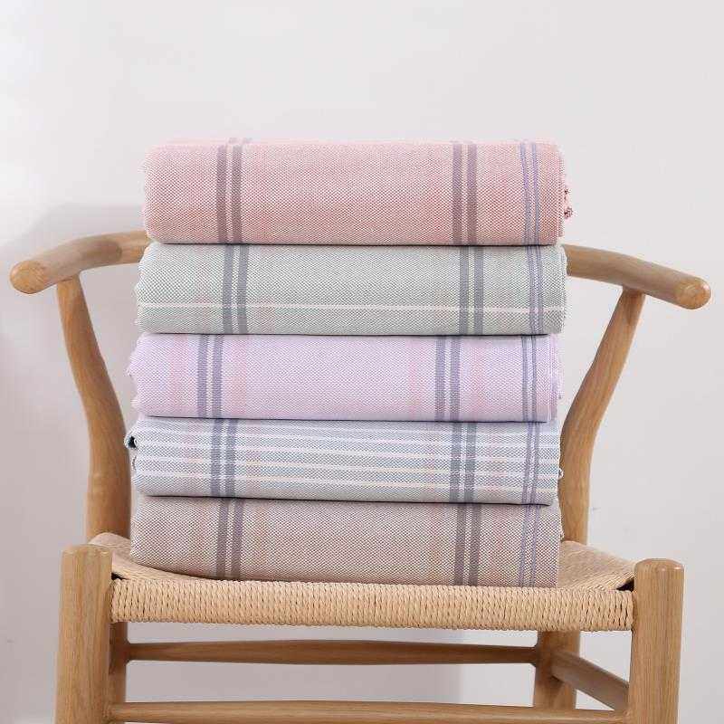 High-end stock raw cotton no fluorescent formaldehyde cotton thickened encryption old coarse cloth cool mat warp 100% full cotton soft mat