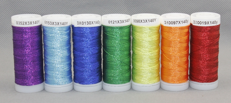 CS color gold wire Three-strand seven-color rainbow coil wire knot rope Handmade gold and silver wire color wire hand rope braided wire