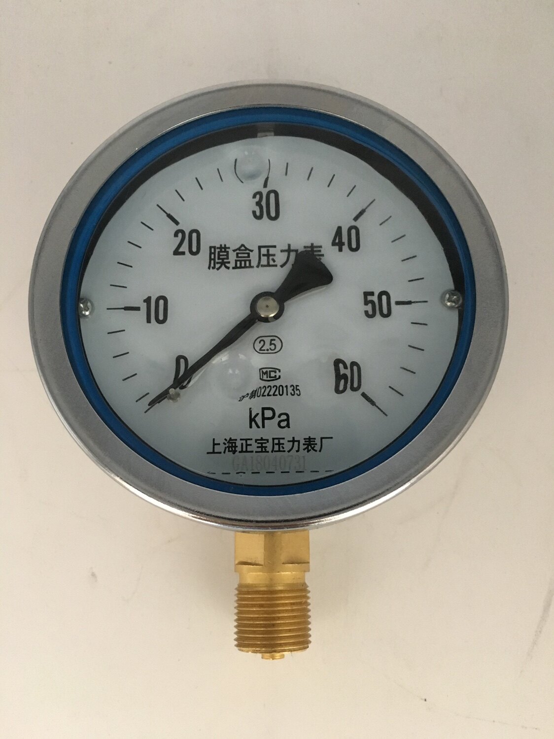 YNE100 shock-resistant film case pressure gauge micro-pressure gauge natural gas pressure gauge 0-60kpa100kpa160kpa, etc.-Taobao