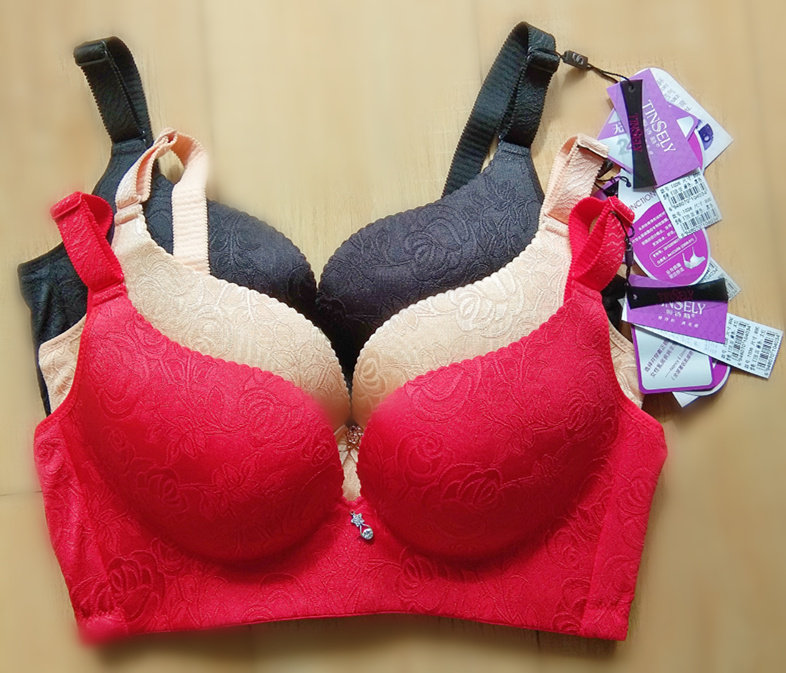 Ting Shili Domestic tail single organic bra No trace, no rim, no rubber bone, gather and collect sub-breast women's underwear bra
