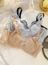 Sengas meritocratic ~ fabric soft cabinet goods Sexy ultra-thin water crystal cup Soft steel ring on top to gather bra