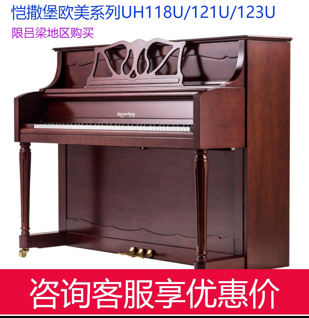Pearl River Caesarburg Piano UH118U UH121U UH123U European and American Series 123 Pianos