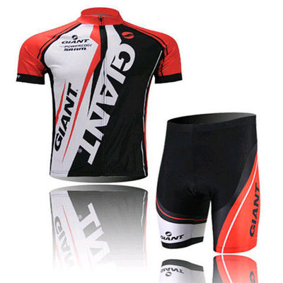 Summer men's Giant mountain bike team long-sleeved large-size riding suit suit quick-drying and breathable riding equipment