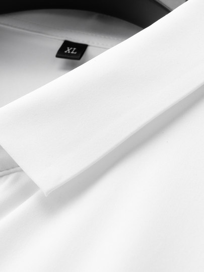 大依优型大码男装长袖衬衫高弹抗皱免烫男士加肥加大商务胖子衬衣