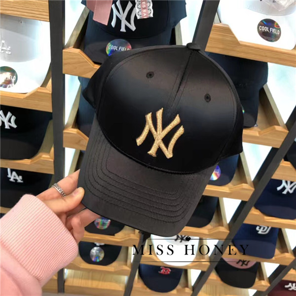 Hàn quốc MLB quầy xác thực 2018 new satin ren bow ribbon trắng mũ bóng chày cap 	mua mũ bóng chày ở đâu