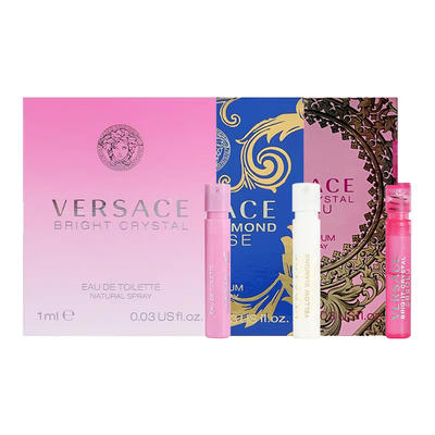 Versace Bright Water Crystal Diamond Exquisite Pink Diamond Dazzling Gold Diamond Women's Perfume Test tube sample