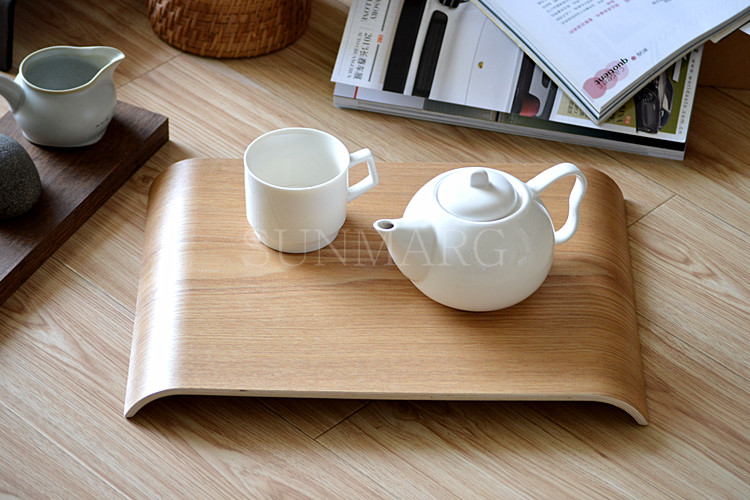 Thảm cốc mới Khay gỗ Nhật Bản và Hàn Quốc Khay trà Teacup Khay cà phê Khách sạn khay trang trí khay trà bằng gỗ