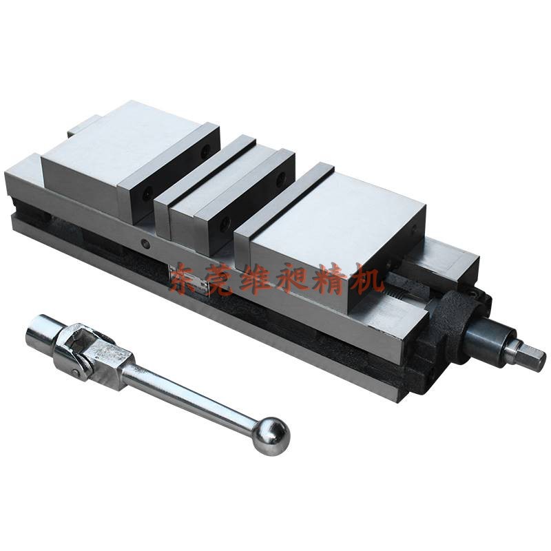 6 inch solid flat clamp milling machine CNC Taiwan Taiwan Taiwan Taiwan Taiwan Taiwan's dual open clamp clamping two workpieces simultaneously