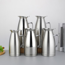 All steel cold water pot Stainless steel kettle Restaurant insulation pot Cold water pot Water bottle Large capacity 304 liner coffee pot