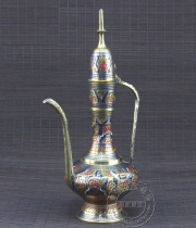 Imported from India brass carved craft pots handicraft ornaments