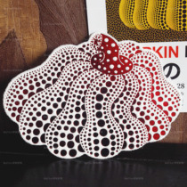 Japanese imported-YAYOI KUSAMA Pumpkin decoration card signature board can enter the box postcard