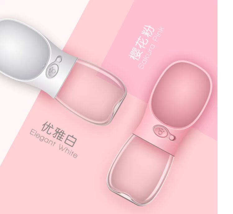 Cốc chăm sóc thú cưng ra khỏi nước ngoài trời cầm tay du lịch chai nước bát Teddy chú chó mèo uống nước - Cat / Dog hàng ngày Neccessities 	bộ bát ăn cho mèo	